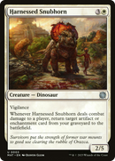 Harnessed Snubhorn (MAT-003) [March of the Machine: The Aftermath] Foil