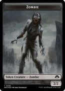 Zombie (Ripple Foil) // Elephant Double-Sided Token (M3C-39 // 18) [Modern Horizons 3 Commander] Foil