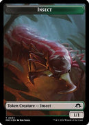 Insect (0043) (Ripple Foil) // Zombie Double-Sided Token (MH3-43 // 21) [Modern Horizons 3] Foil