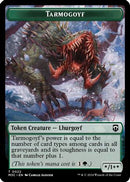 Tarmogoyf (Ripple Foil) // Saproling Double-Sided Token (M3C-22 // 21) [Modern Horizons 3 Commander] Foil