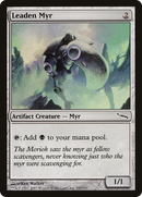 Leaden Myr (MRD-191) [Mirrodin]