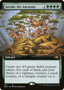 Invoke the Ancients (Extended Art) (NEO-474) [Kamigawa: Neon Dynasty] Foil