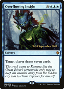 Overflowing Insight (PRE-066) [Ixalan Promos] Foil