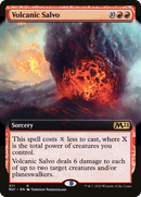 Volcanic Salvo (Extended Art) (M21-371) [Core Set 2021] Foil
