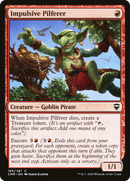 Impulsive Pilferer (CMR-185) [Commander Legends] Foil