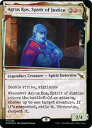 Agrus Kos, Spirit of Justice (Showcase) (Invisible Ink) (MKM-383) [Murders at Karlov Manor] Foil