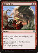 Fateful End (THB-133) [Theros Beyond Death] Foil