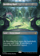 Breeding Pool (Borderless) (CLU-275) [Ravnica: Clue Edition] Foil