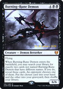 Burning-Rune Demon (PRE-81S) [Kaldheim Promos] Foil