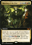 Meeting of the Five (Extended Art) (SNC-436) [Streets of New Capenna] Foil