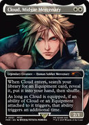 Cloud, Midgar Mercenary (PTP-2025-1) (Borderless) [Pro Tour Promos]