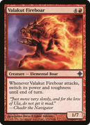 Valakut Fireboar (ROE-170) [Rise of the Eldrazi] Foil