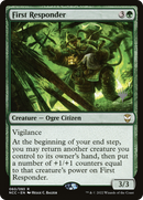 First Responder (PPSNC-060) [Promo Pack: New Capenna Commander Promos] Foil