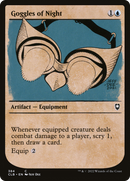 Goggles of Night (Showcase) (CLB-384) [Commander Legends: Battle for Baldur's Gate] Foil