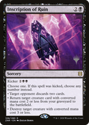 Inscription of Ruin (PPZNR-108P) [Promo Pack: Zendikar Rising Promos] Foil