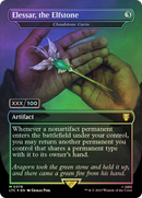 Elessar, the Elfstone - Cloudstone Curio (Serial Numbered) (LTC-379) (Borderless) [Tales of Middle-earth Commander] Foil