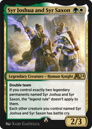 Syr Joshua and Syr Saxon (YWOE-027) [Alchemy: Wilds of Eldraine]