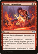 Igneous Inspiration (STX-107) [Strixhaven: School of Mages]
