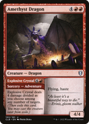 Amethyst Dragon (CLB-160) [Commander Legends: Battle for Baldur's Gate] Foil