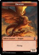 Dragon (TM3C-012) [Modern Horizons 3 Commander Tokens]