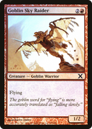 Goblin Sky Raider (10E-210★) [Tenth Edition] Foil