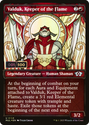 Valduk, Keeper of the Flame (Serial Numbered) (MUL-154) (Showcase) [Multiverse Legends] Foil