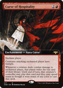 Curse of Hospitality (Extended Art) (VOW-377) [Innistrad: Crimson Vow] Foil