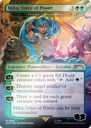 Miku, Voice of Power - Freyalise, Llanowar's Fury (Rainbow Foil) (SLD-1598) [Secret Lair Drop Series] Foil
