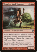 Thundercloud Shaman (LRW-195) [Lorwyn]