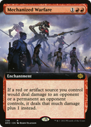 Mechanized Warfare (Extended Art) (BRO-338) [The Brothers' War] Foil