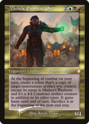 Mishra, Eminent One (Display Commander) - Thick Stock (BRC-039) [The Brothers' War Commander] Foil