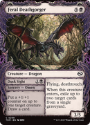Feral Deathgorger (Showcase) (TDM-298) [Tarkir: Dragonstorm] Foil