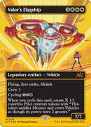 Valor's Flagship (Borderless) (First-Place Foil) (DFT-519) [Aetherdrift] Foil