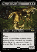 Malevolent Witchkite (Extended Art) (WOE-372) [Wilds of Eldraine]