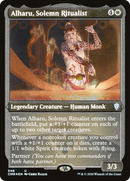 Alharu, Solemn Ritualist (Foil Etched) (CMR-548) [Commander Legends] Etched Foil