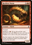 Reckless Wurm (TSR-181) [Time Spiral Remastered] Foil