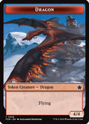 Dragon (0016) // Dragon (0017) Doubled-Sided Token (FDN-16 // 17) [Foundations]