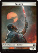 Soldier // Faerie Double-Sided Token (FDN-6 // 9) [Foundations]