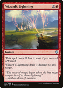 Wizard's Lightning (DOM-152) [Dominaria] Foil