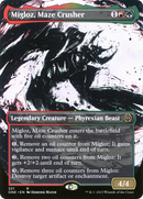 Migloz, Maze Crusher (Showcase) (ONE-321) (Borderless) [Phyrexia: All Will Be One]