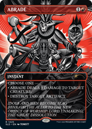 Abrade (SLD-1425) (Borderless) [Secret Lair Drop] Foil