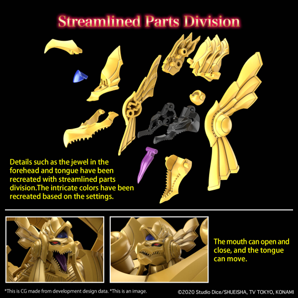 Yu-Gi-Oh!: Egyptian God - The Winged Dragon of Ra F-R Amplified Model Kit [Dec 2024]