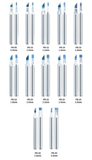 DSPIAE: PB-01 Tungsten Steel Push Broach Chisel, 0.1MM