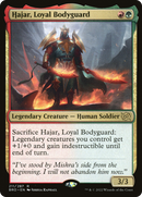 Hajar, Loyal Bodyguard (BRO-211) [The Brothers' War] Foil