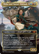 Shiko and Narset, Unified (Borderless) (TDC-007) [Commander: Tarkir: Dragonstorm]