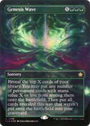 Genesis Wave (Borderless) (Mana Foil) (FDN-396) [Foundations] Foil