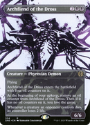 Archfiend of the Dross (Showcase) (ONE-304) (Borderless) [Phyrexia: All Will Be One]
