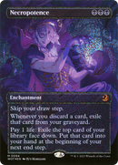 Necropotence (Anime Borderless) (Confetti Foil) (WOT-094) [Wilds of Eldraine: Enchanting Tales] Foil