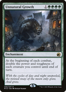 Unnatural Growth (PPMID-206P) [Promo Pack: Innistrad: Midnight Hunt Promos] Foil