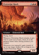 Pyreswipe Hawk (Extended Art) (BLC-060) [Bloomburrow Commander]